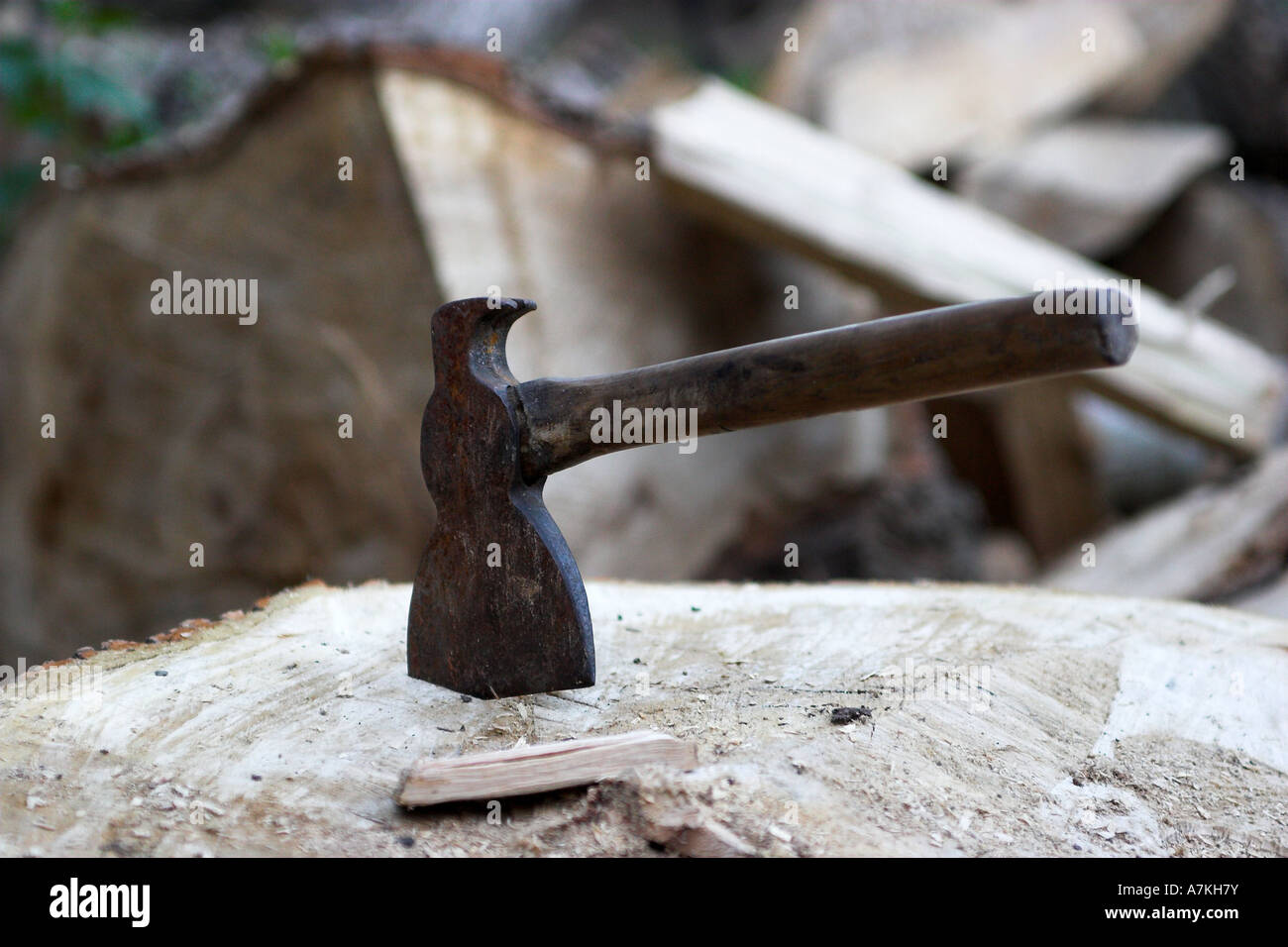 AX-Nahaufnahme Stockfoto