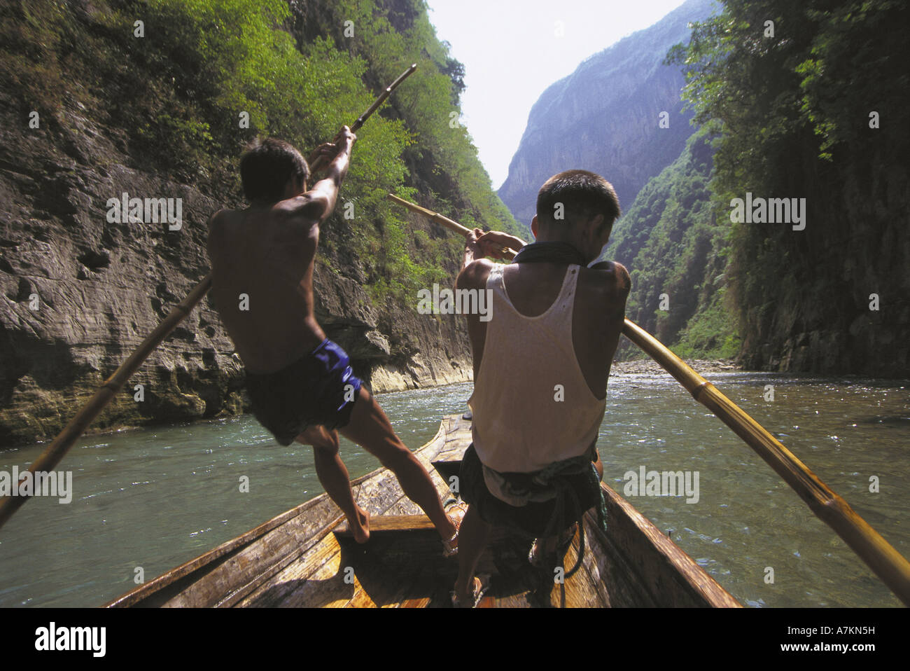 Yangtse-Fluss, China Stockfoto