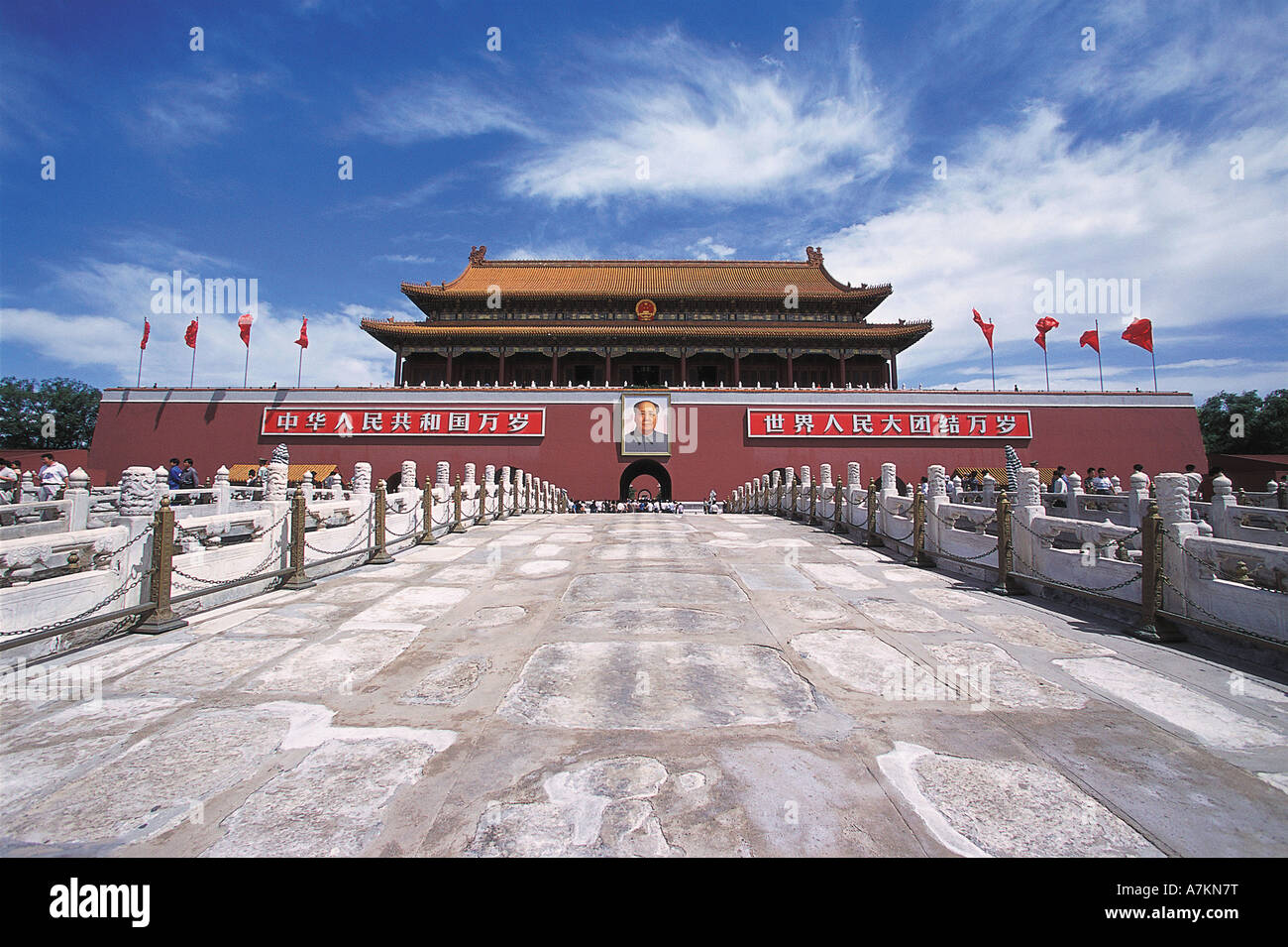 Platz des himmlischen Friedens, Peking China Stockfoto