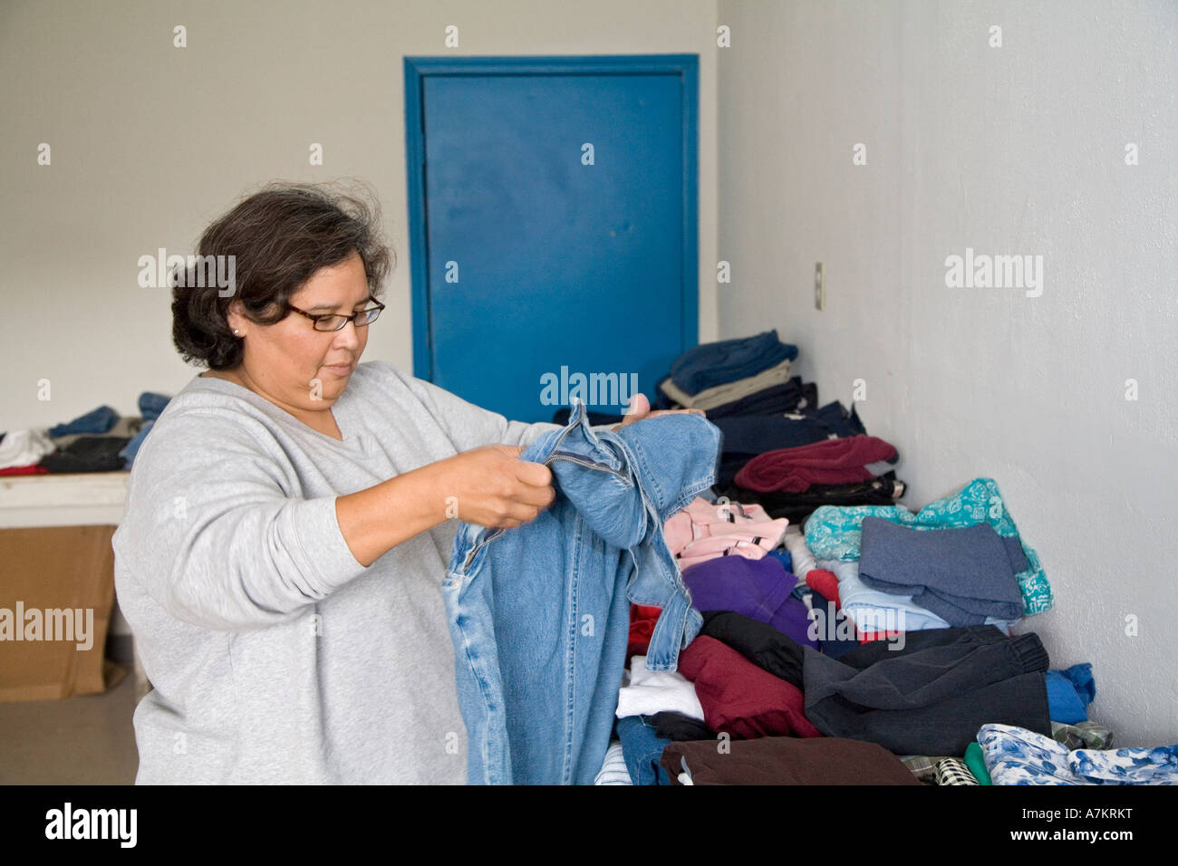 Gemeindezentrum in Louisiana Dulac Stockfoto