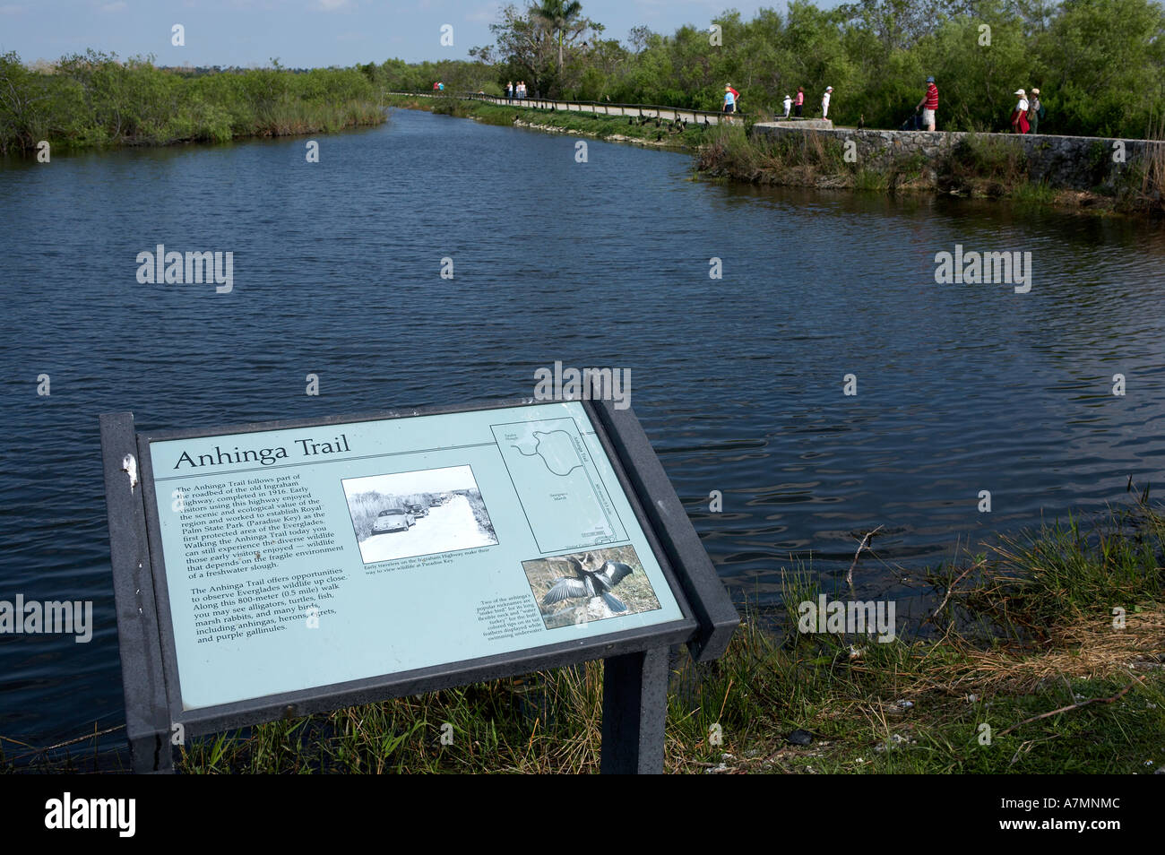 Royal Palm Visitor Center Everglades erklären Nationalpark Florida Vereinigte Staaten usa Stockfoto