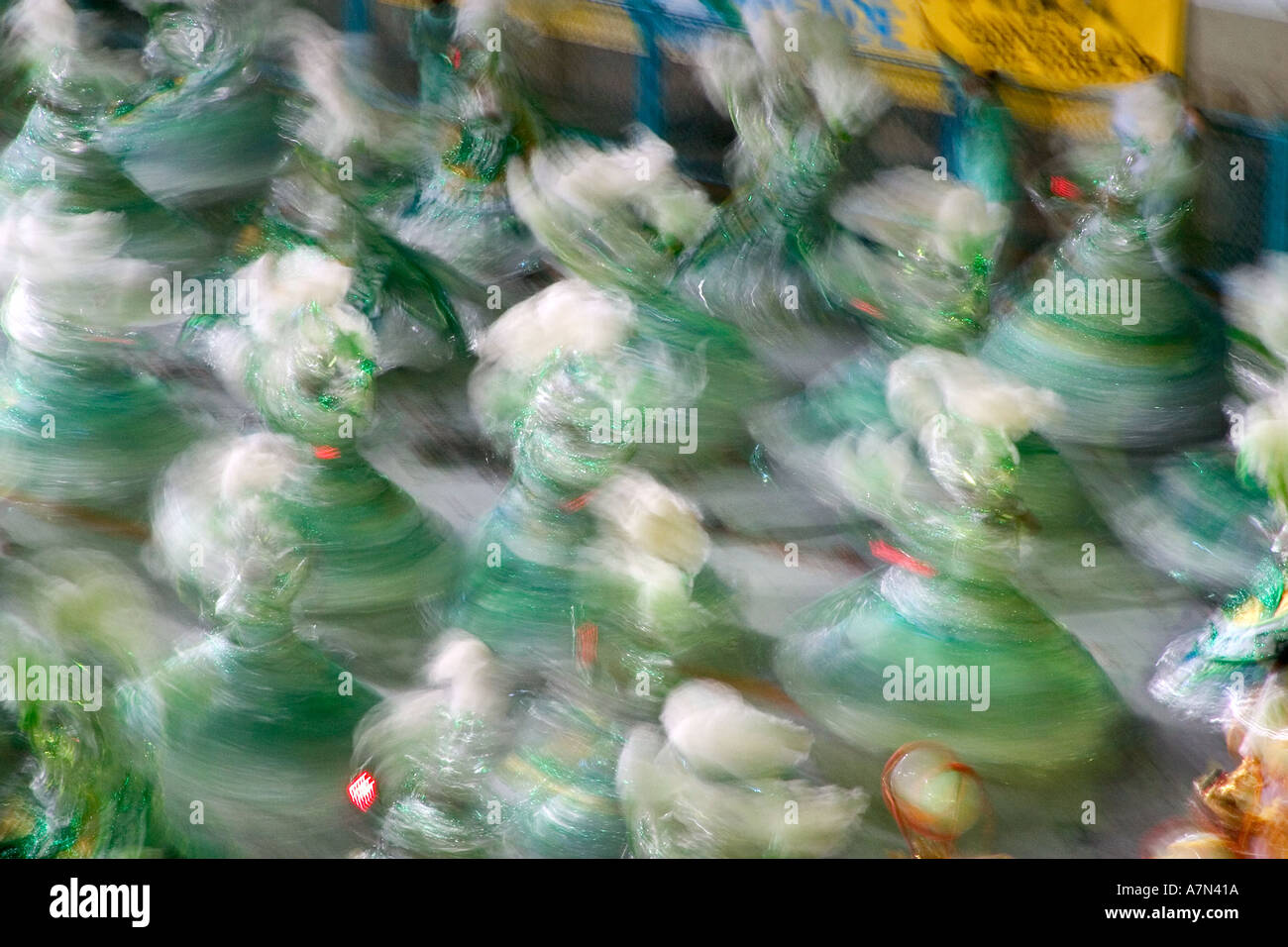 Rio De Janeiro Komputerhalle Villenviertel Samba-Schule Stockfoto