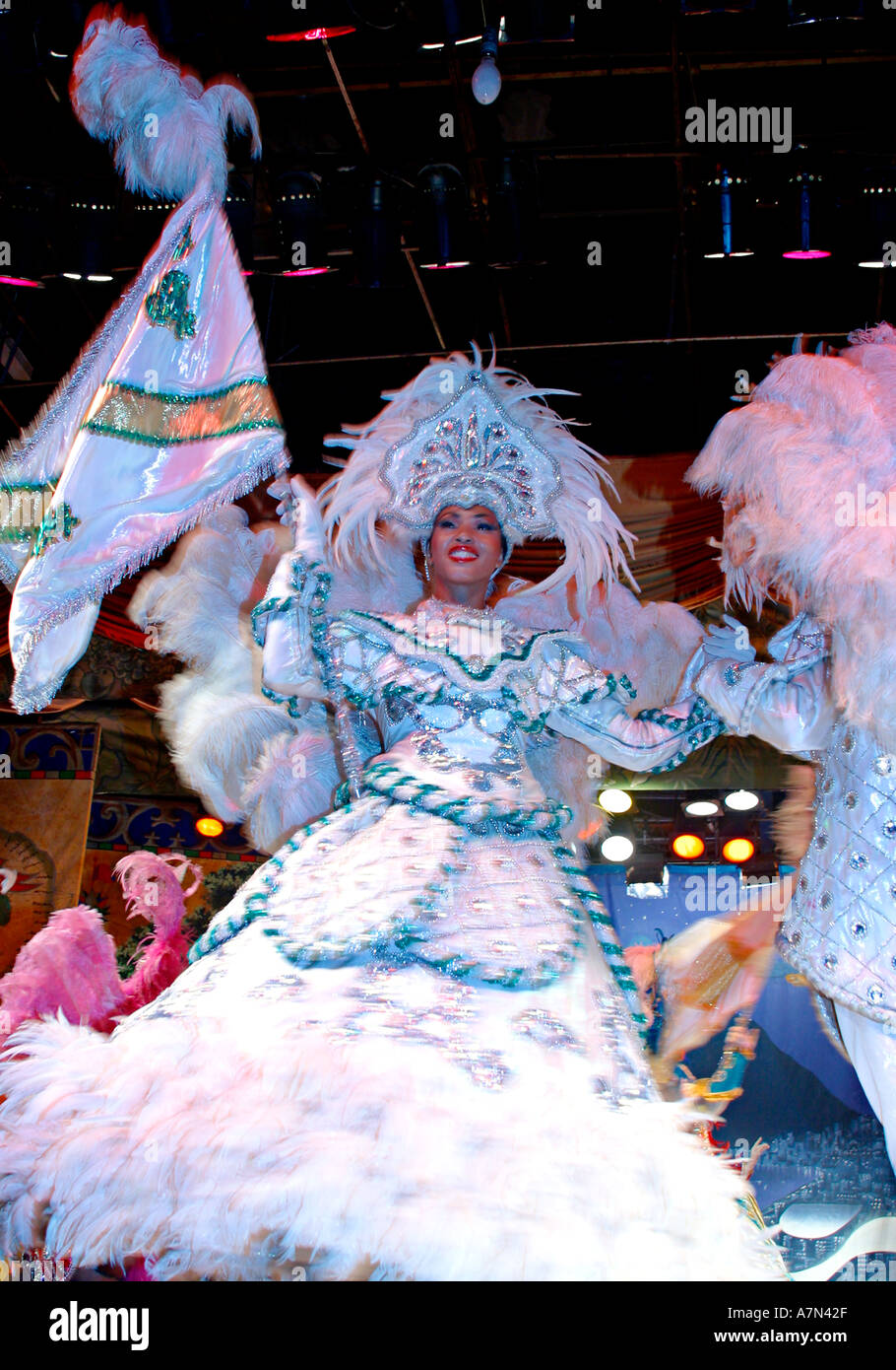 Brasilien Rio De Janeiro Sambashow in Leblon Plataforma Uno Club Stockfoto