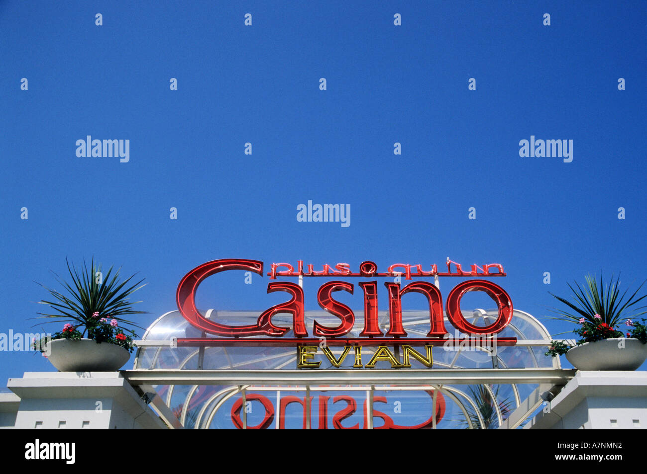 Frankreich, Haute Savoie, Casino von Evian-Les-Bains Stockfoto
