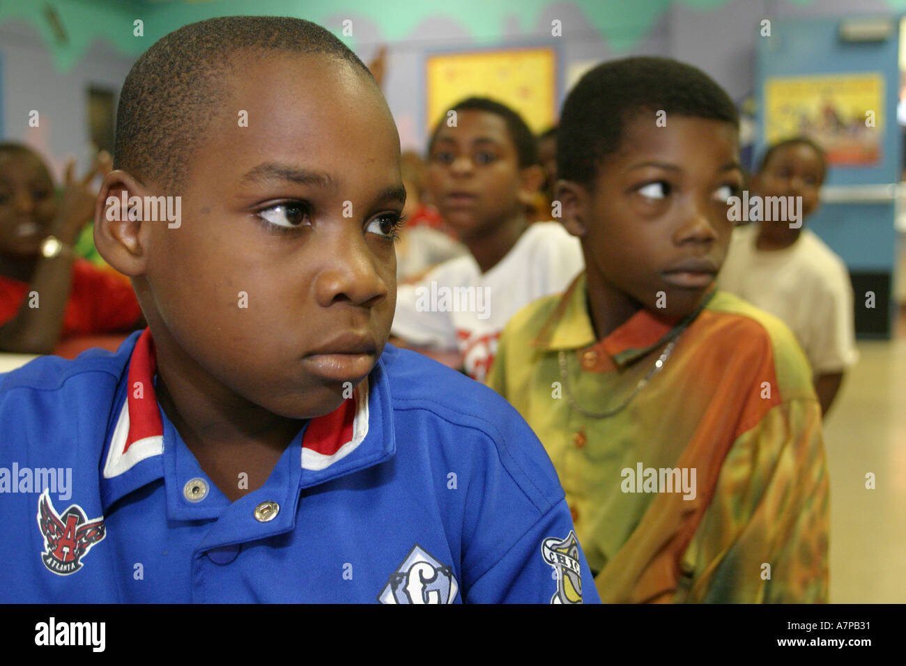 Miami Florida, Little Haiti, Edison Park Elementary School, Campus, Grundschule, Bildung, Campus, Sommerschule, Campus, Studenten Bildung Schüler, Stockfoto