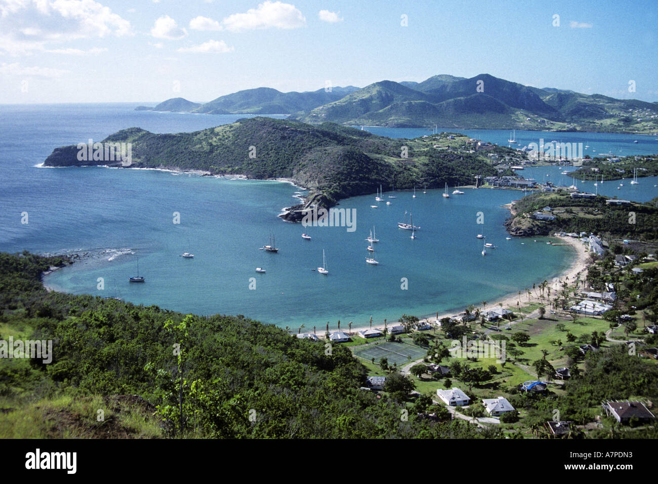 English Harbour, kleine Antillen, Inseln über dem Winde, Antigua Stockfoto
