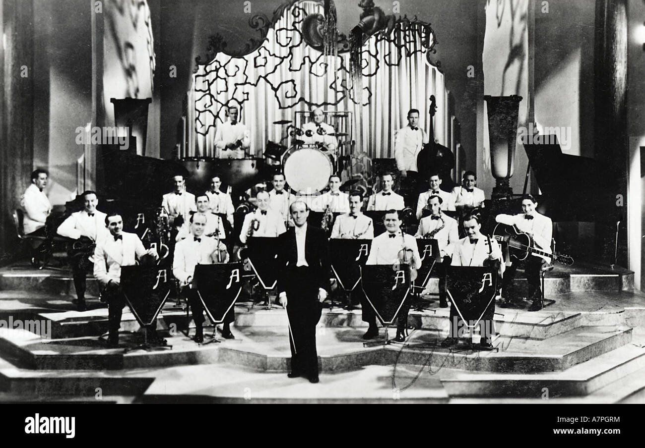 AMBROSE AND HIS ORCHESTRA - UK Bigband über 1937 Stockfoto
