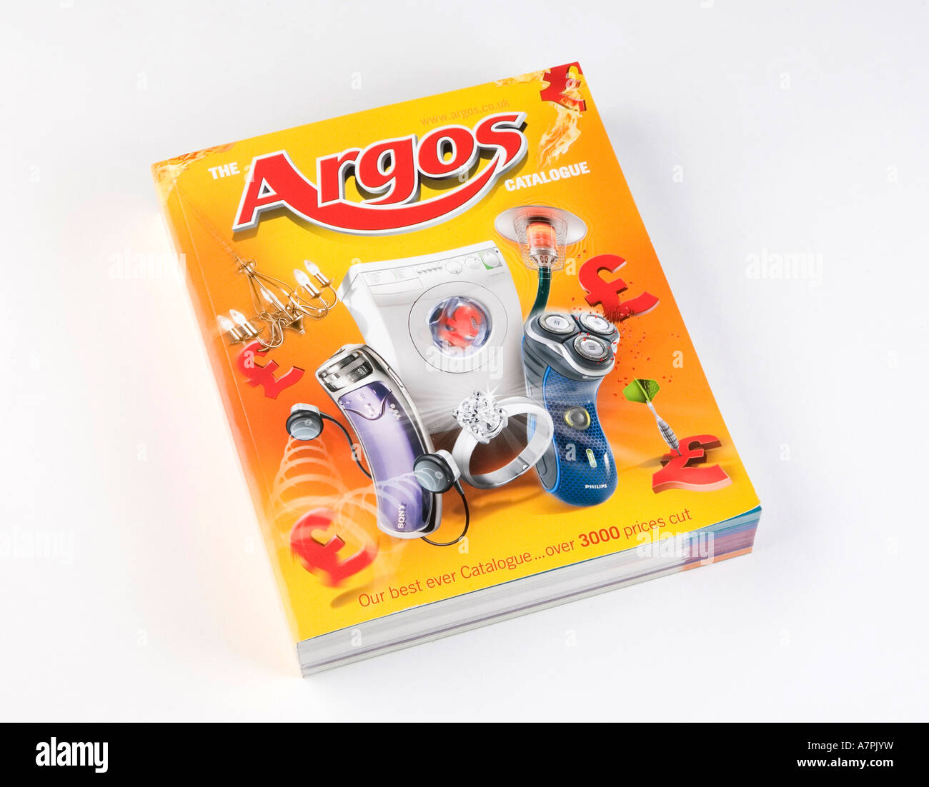 Argos Katalog Stockfoto