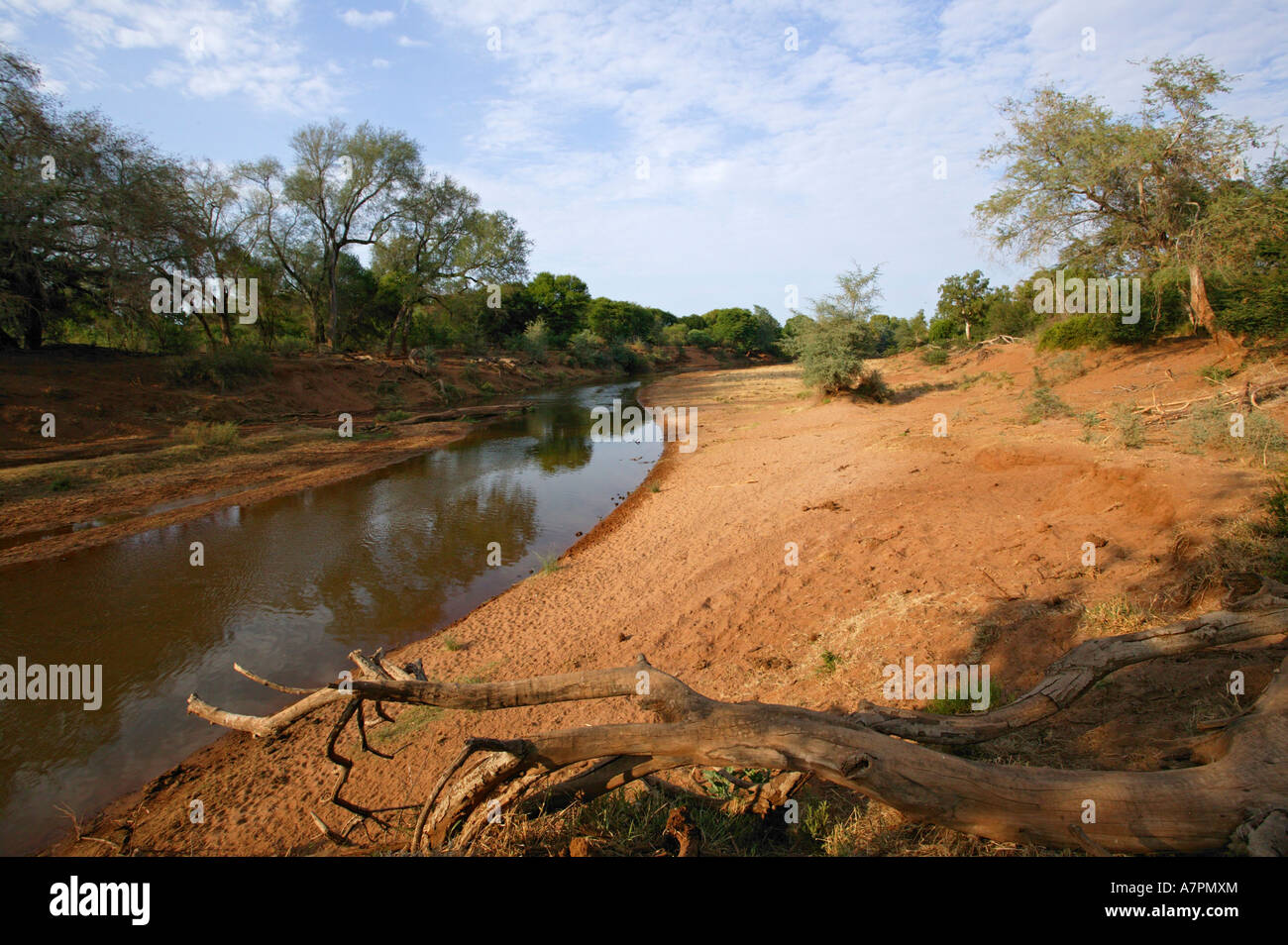 Luvuvhu River Makuleke Konzession Kruger National Park der Provinz Limpopo in Südafrika Stockfoto