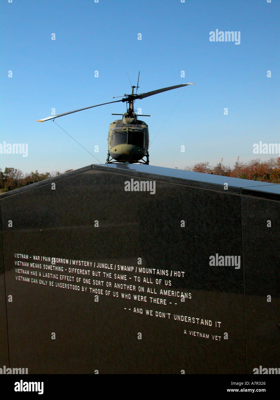 Alabama Vietnam Memorial in Mobil-AL Stockfoto