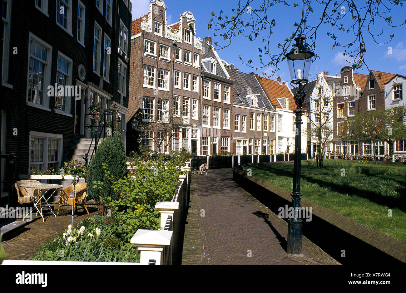 Niederlande, Provinz Nord-Holland, Amsterdam, Beginenhof Stockfoto