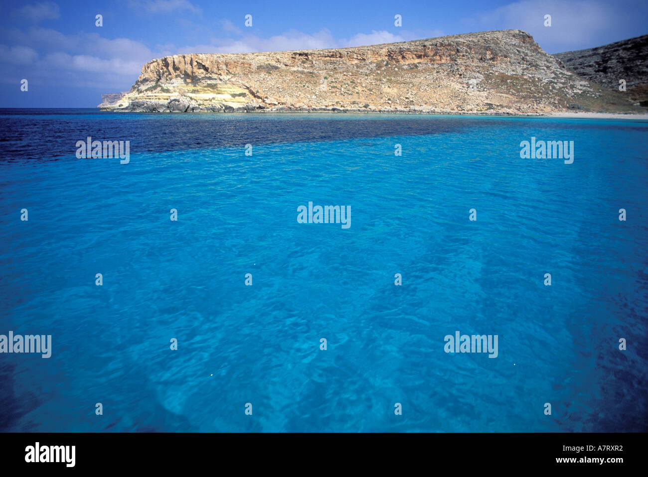 Italien Sizilien Natürliche Reserve Von Lampedusa Die