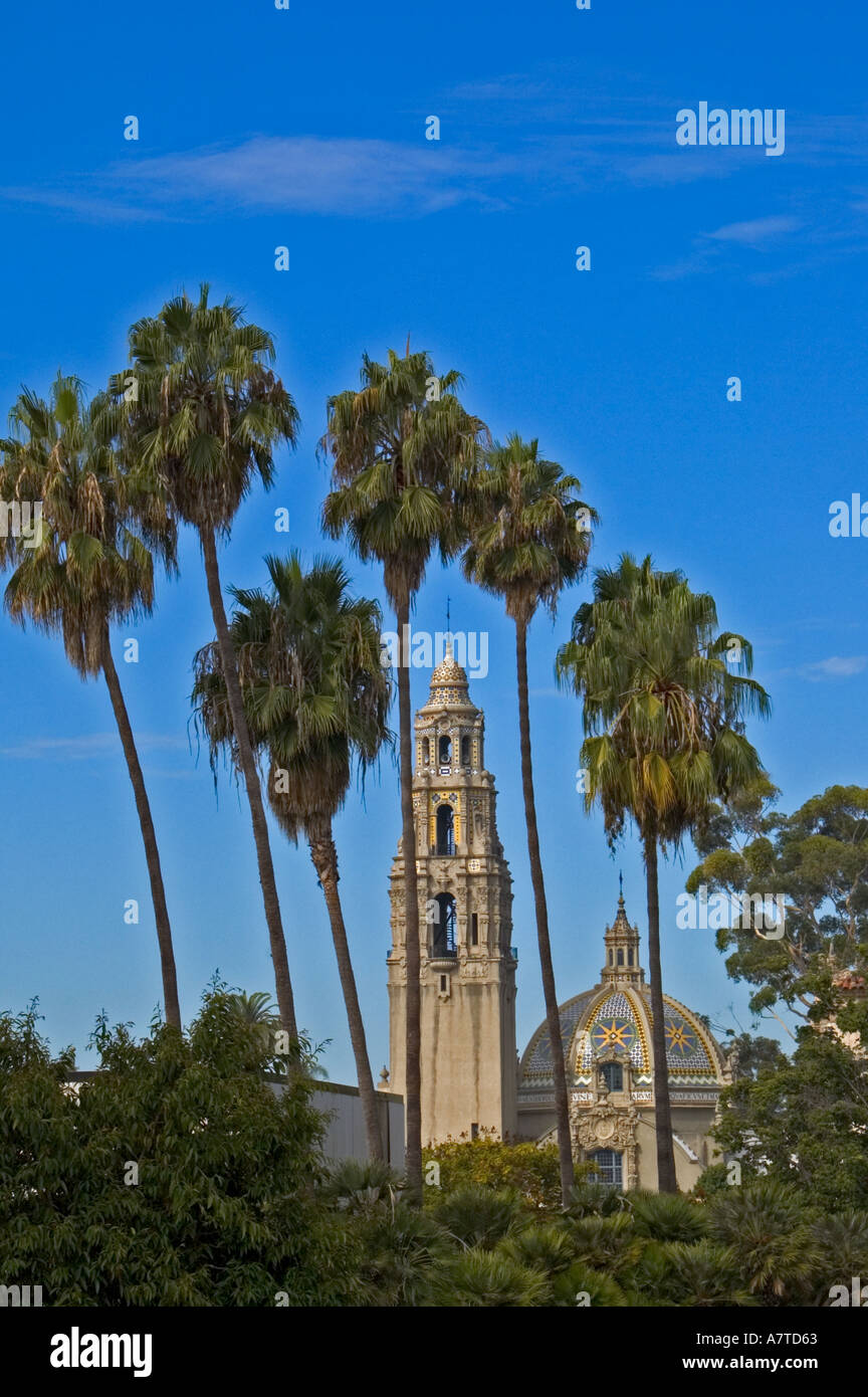 California Tower Balboa Park, San Diego Kalifornien Stockfoto