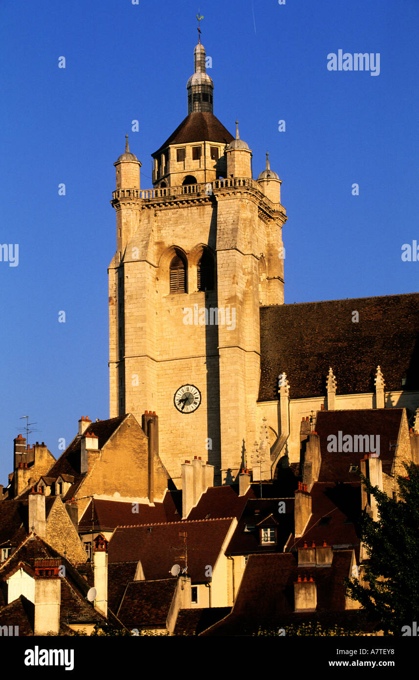 Frankreich, Jura, Dole, Stiftskirche Notre-Dame Stockfoto