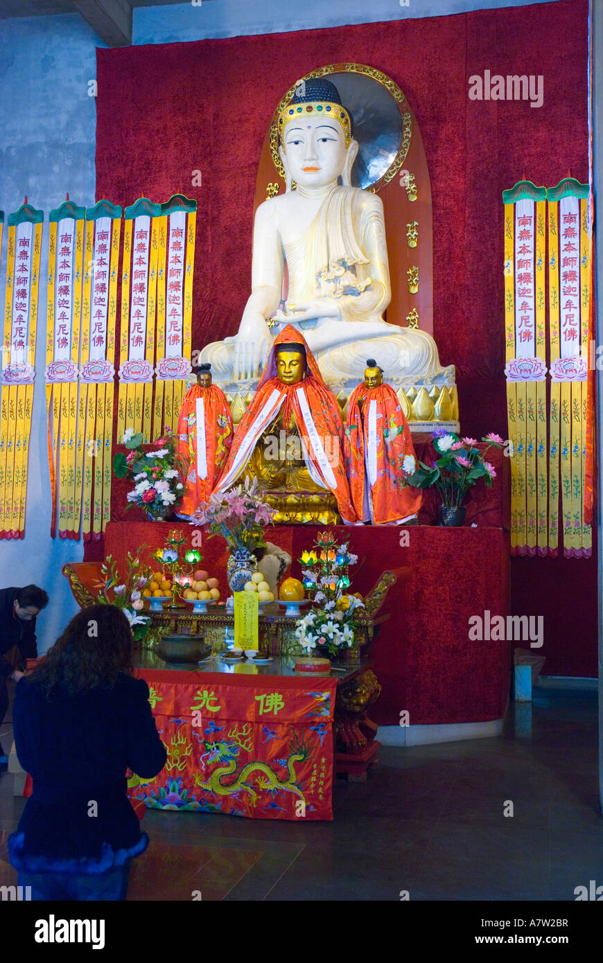 Jade Buddha Hall, Jing-Tempel, Shanghai Stockfoto