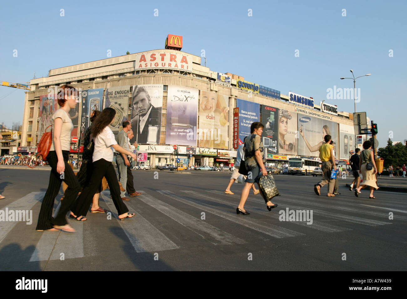 Uniri Platz Bukarest Rumänien Stockfoto