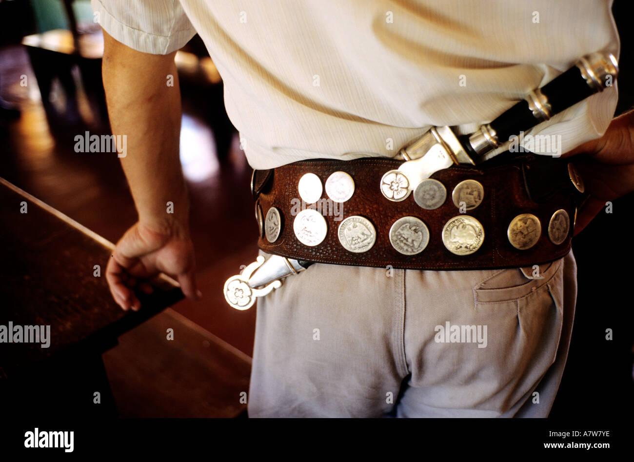 Argentinien, Buenos Aires-Estancia La Cina, gauchos Stockfoto