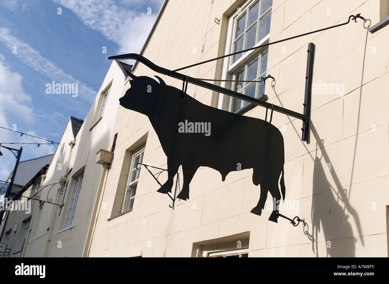 Ye Old Bulls Head Inn 15. Jahrhundert Hotel und Restaurant Beumaris Anglesey Nordwales HJ Stockfoto