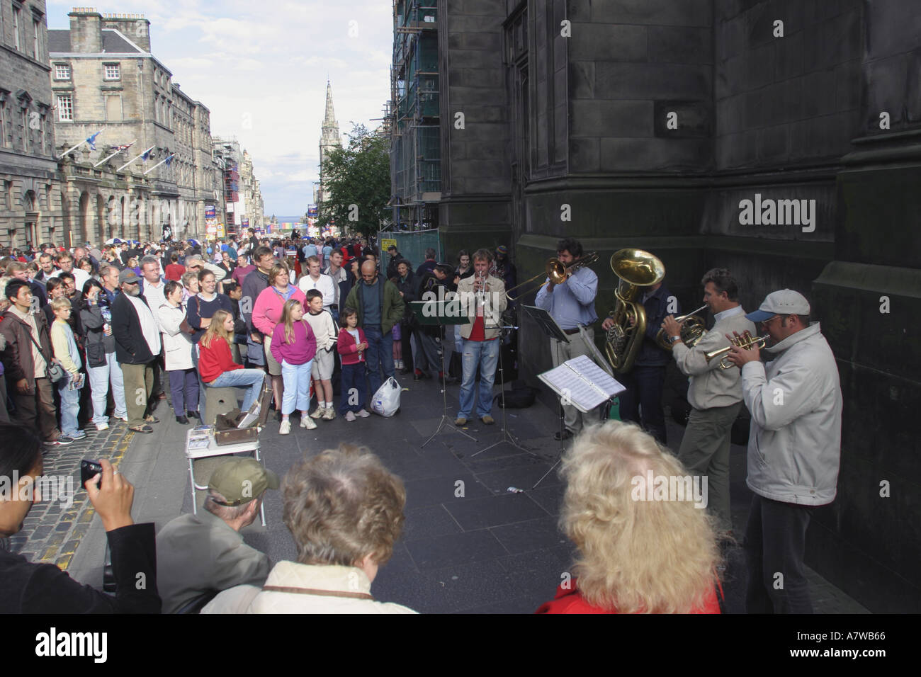 Edinburgh Festival August 2004 Stockfoto