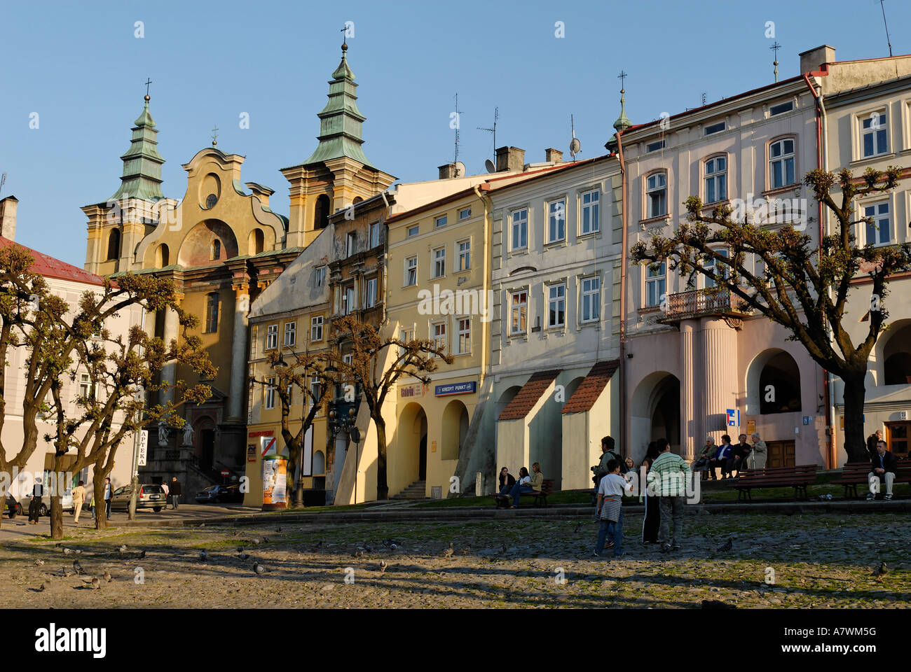 Historischen alten Stadt von Przemysl, Stadtplatz, Polen Stockfoto