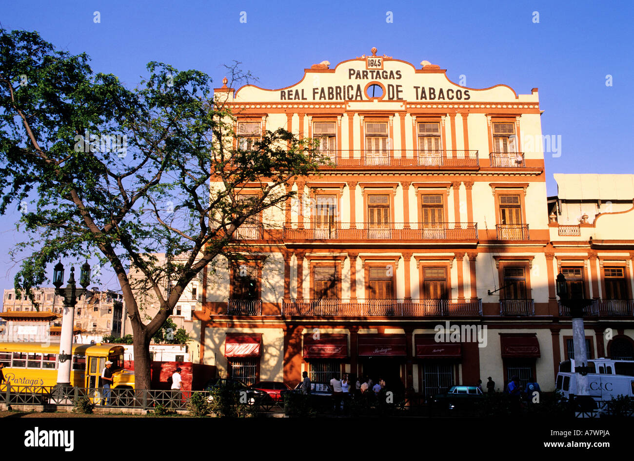 Kuba, Havanna, Havanna Central District, Partagas Zigarren-Fabrik Stockfoto