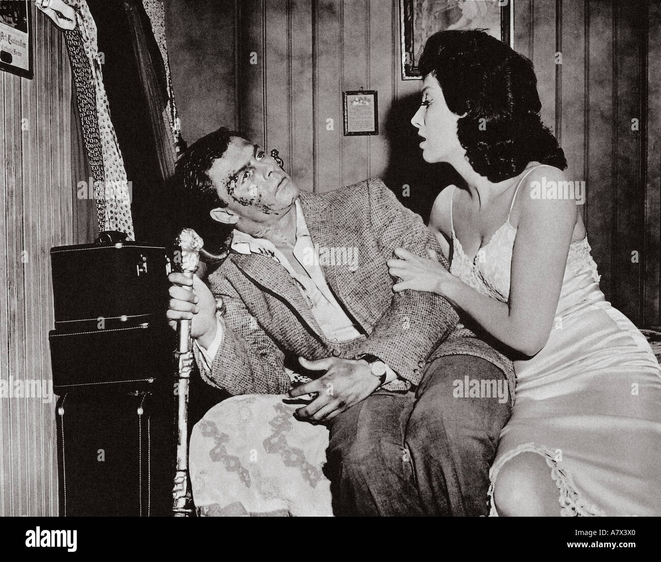 CRY TOUGH 1959 UA Film mit John Saxon und Linda Cristal Stockfoto