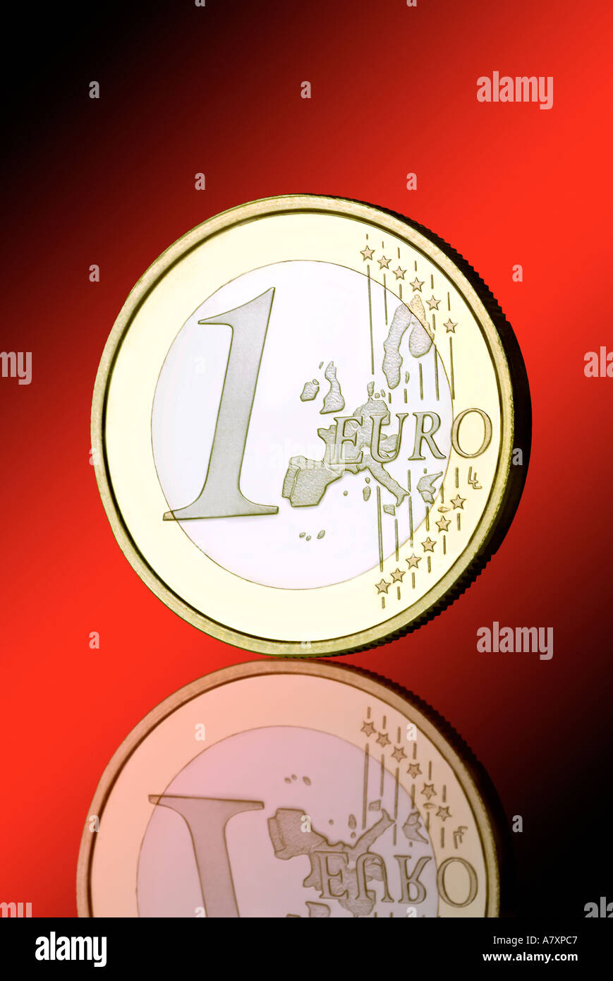 1 euro Stockfoto