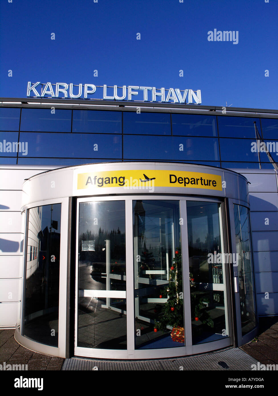 Karup Flughafen ist befindet sich im westlichen Teil von Jütland Dänemark klein aber modern Stockfoto