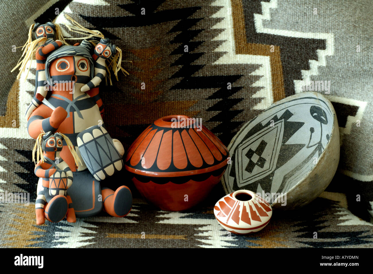 Südwesten, indianische Kunst & Kunsthandwerk. Stockfoto