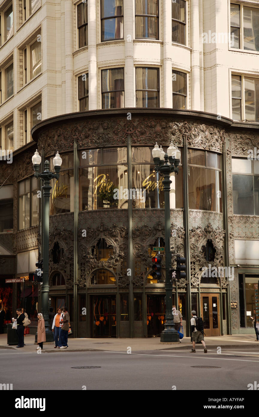 Carson Pirie Scott Speicher State Street Chicago Stockfoto