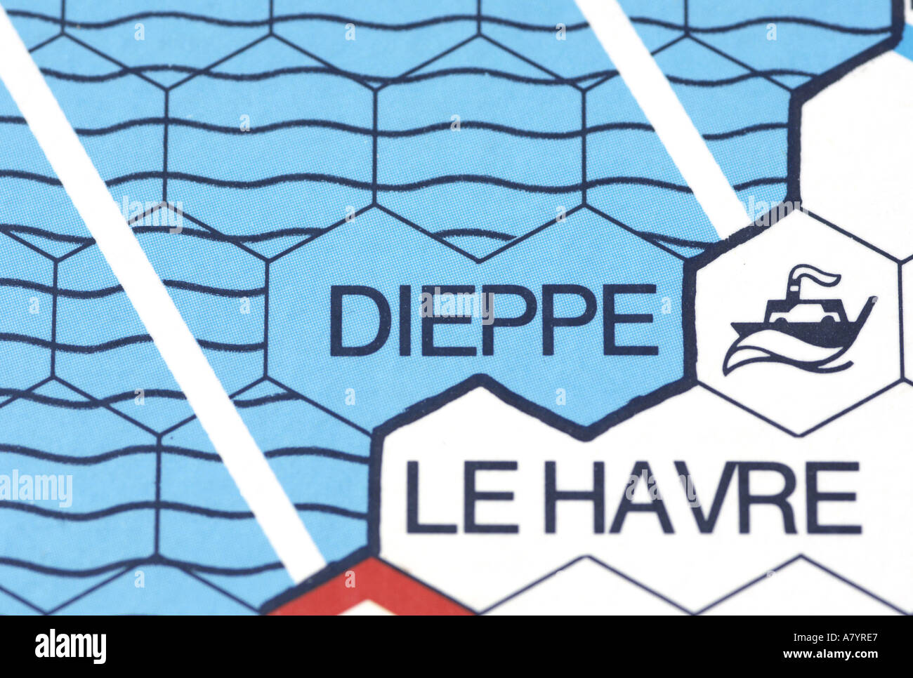 Dieppe Le Havre Stockfoto