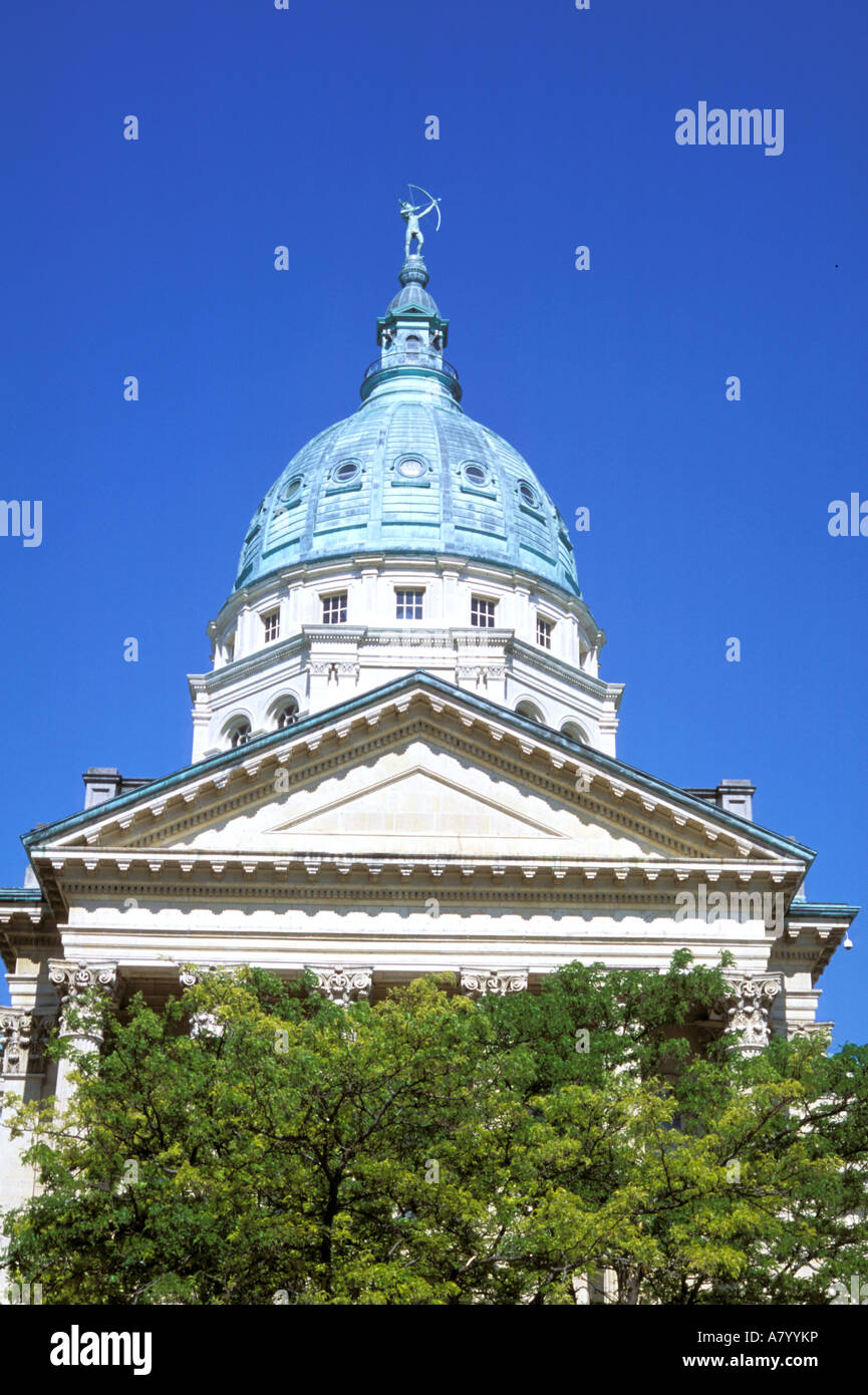 Nordamerika, USA, Kansas, Topeka. Hauptstadt Staatsaufbau. Stockfoto
