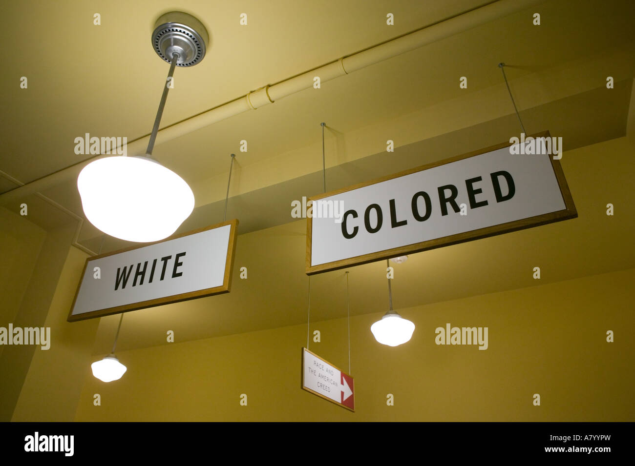 USA, Kansas, Topeka. Brown vs. Board Of Education Stockfoto