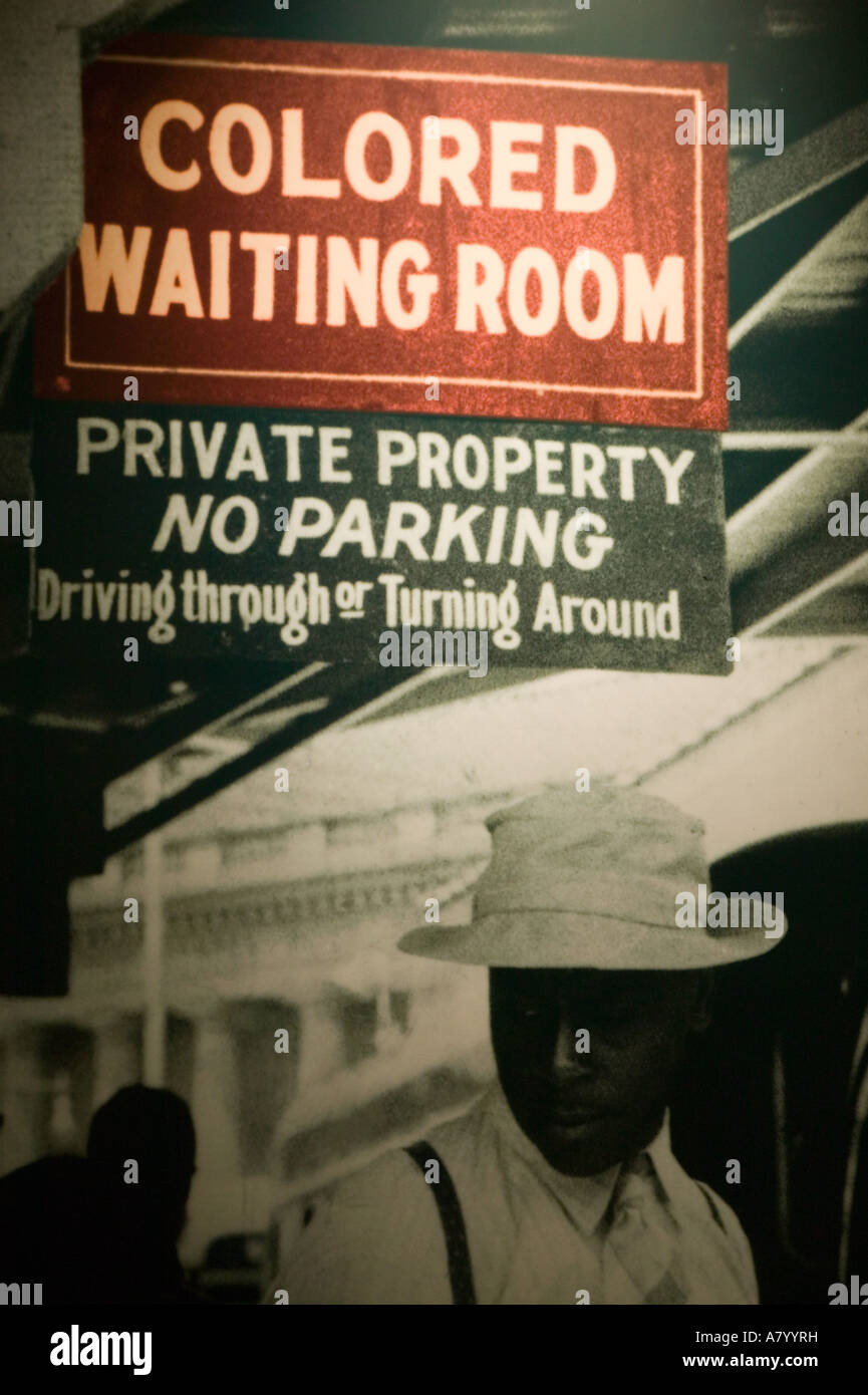 USA, Kansas, Topeka. Brown vs. Board Of Education Stockfoto