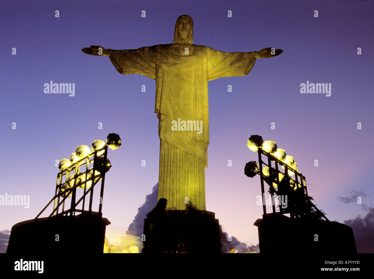 Brasilien, Rio De Janeiro, Corcovado, Christus-statue Stockfoto