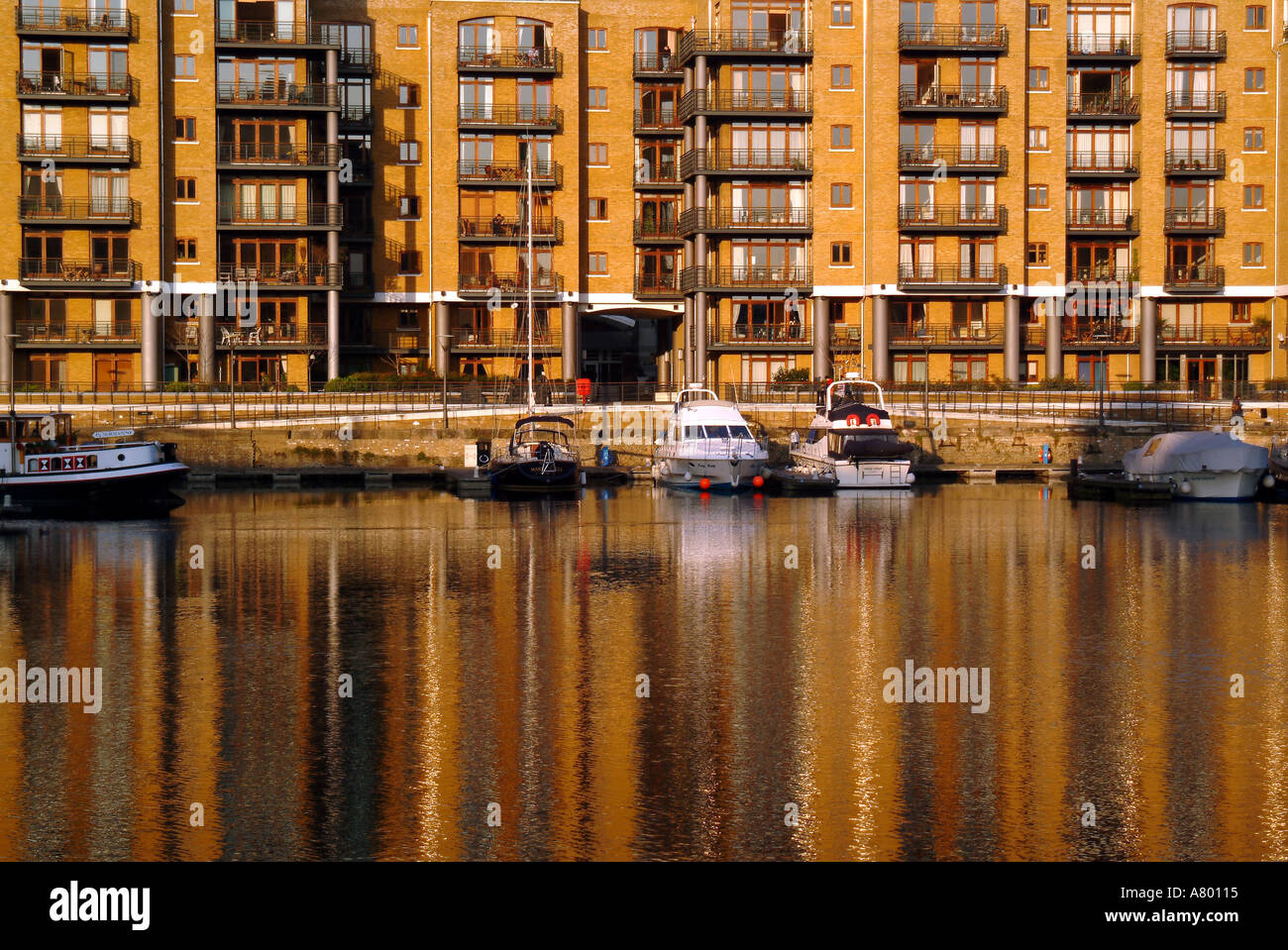 England London River Thames Docklands St dockt katherine Stockfoto