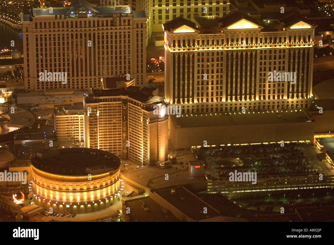 Las Vegas Luftaufnahme eines Luftschiffes entnommen Stockfoto