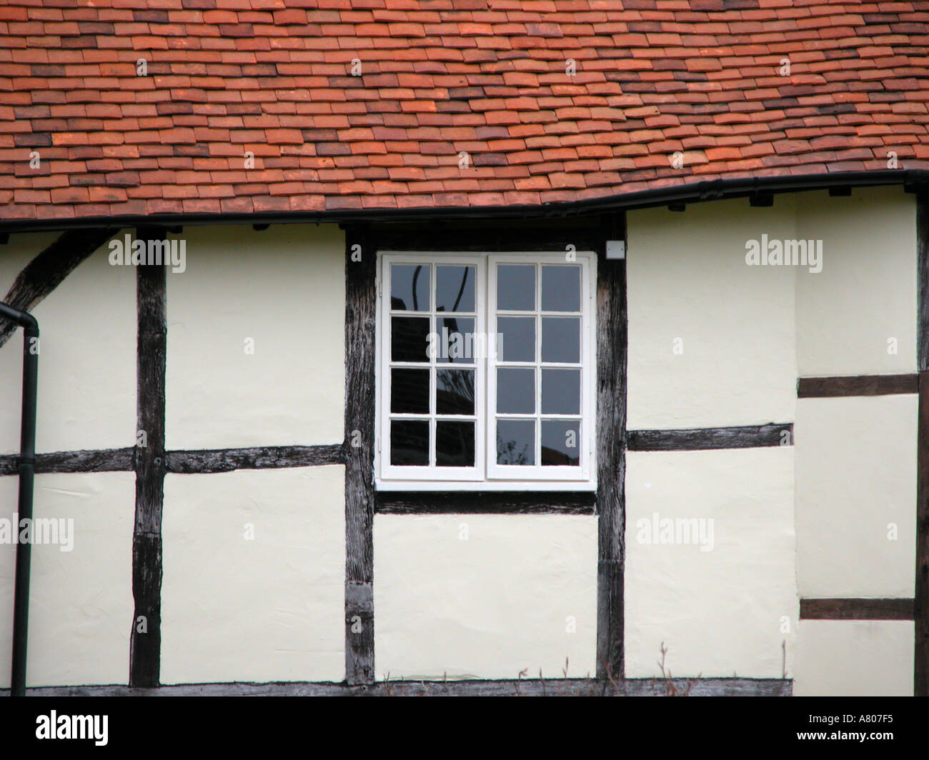 Tudor House Fassade im Osten Hagbourne Oxfordshire UK Stockfoto