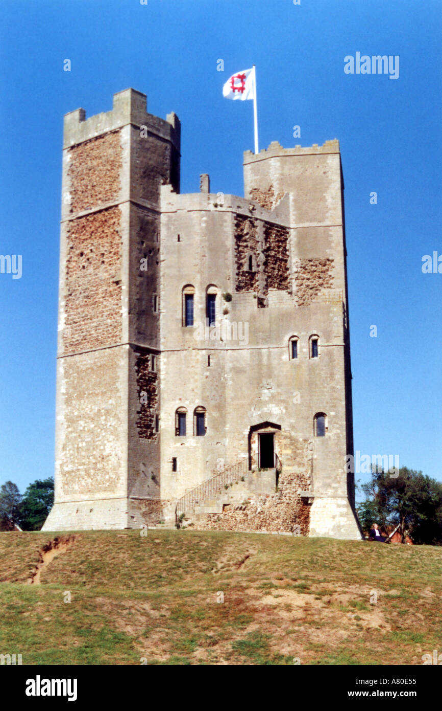 Orford Castle in Suffolk East Anglia Stockfoto