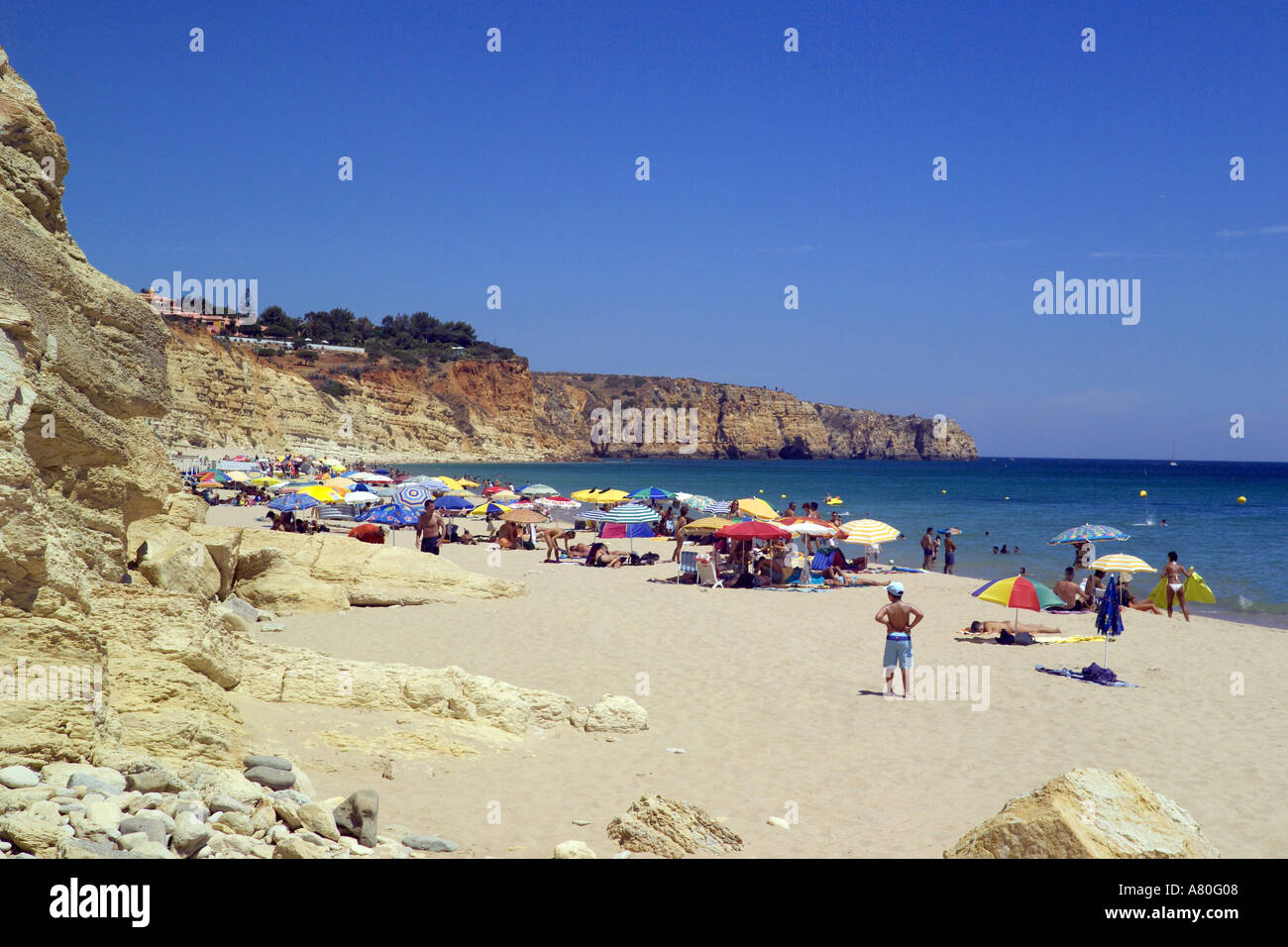 Algarve, Praia Do Mos, Nr.Lagos Stockfoto