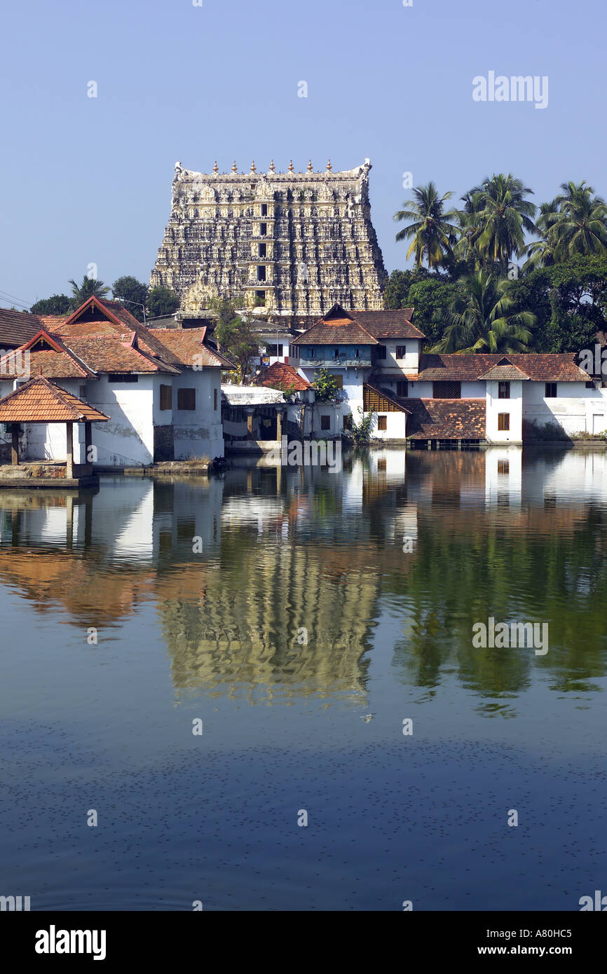 Kerala, Trivandrum, Padmanabhaswamy Stockfoto