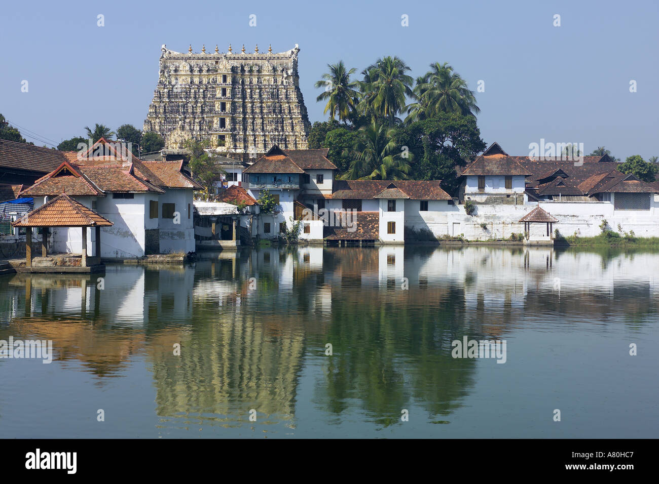 Kerala, Trivandrum, Padmanabhaswamy Stockfoto