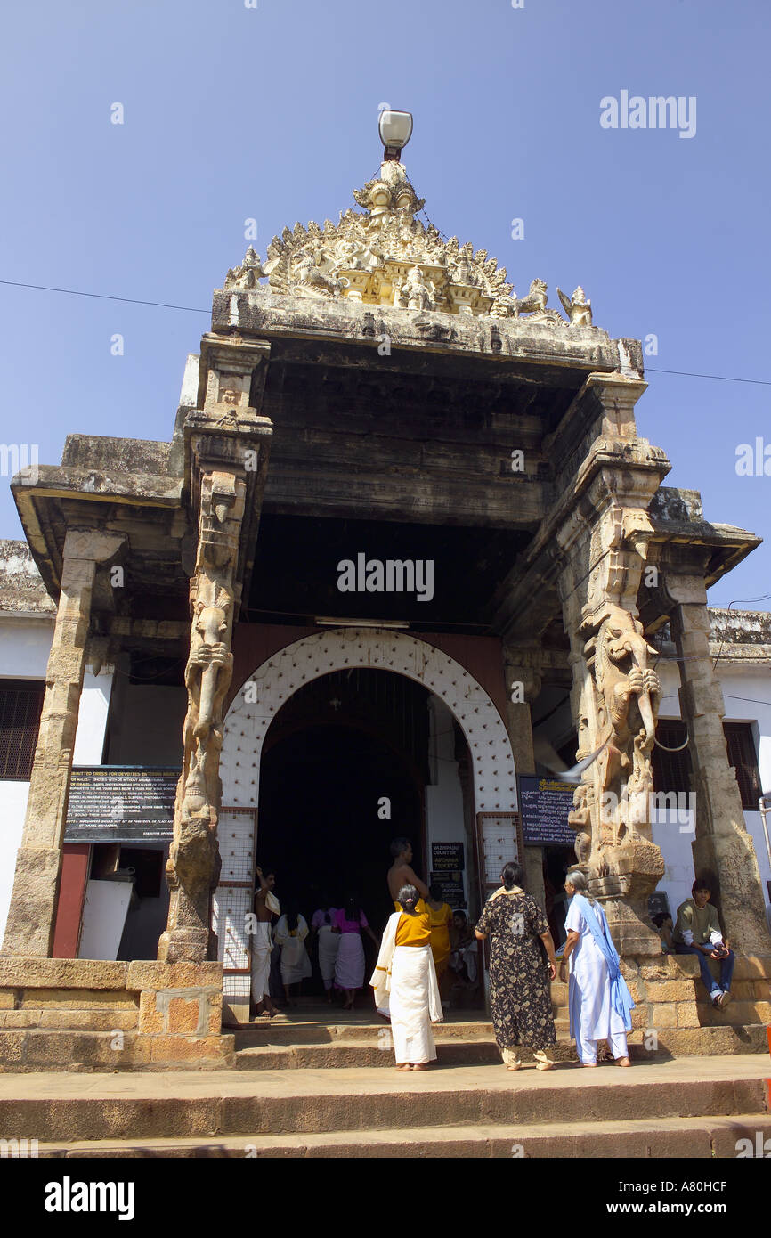 Kerala, Trivandrum, Padmanabhaswamy Stockfoto
