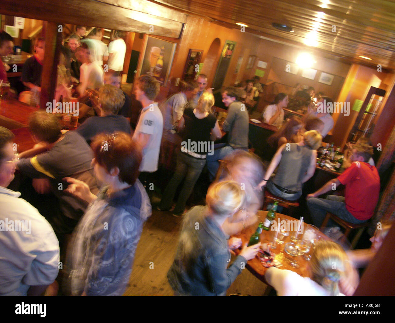 Grahamstown Student Nachtleben Stockfoto