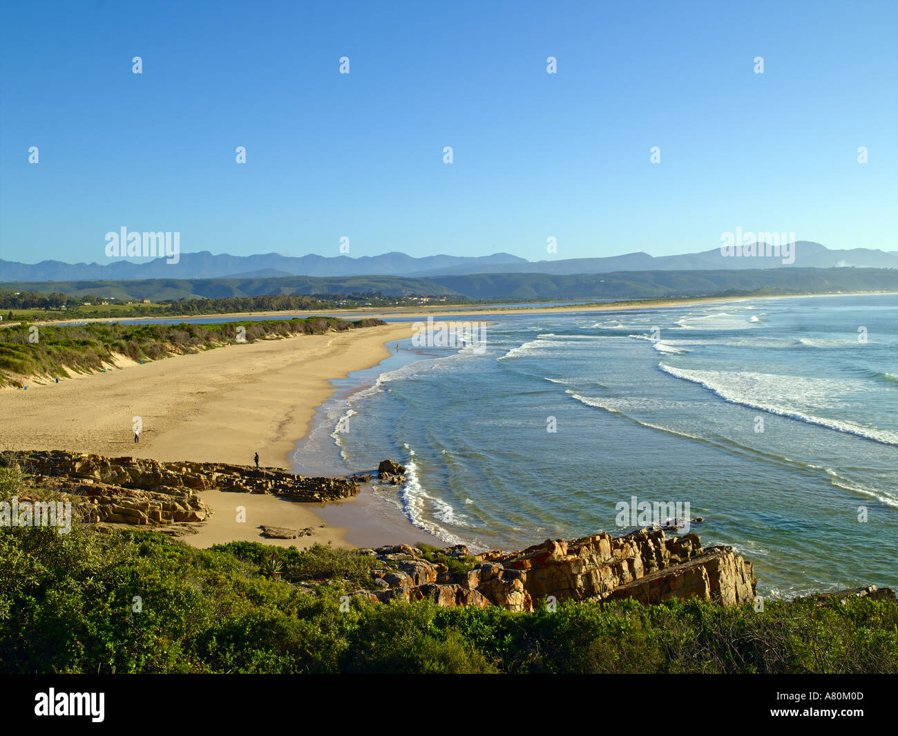 Plettenberg Bay, Lookout Strand Stockfoto