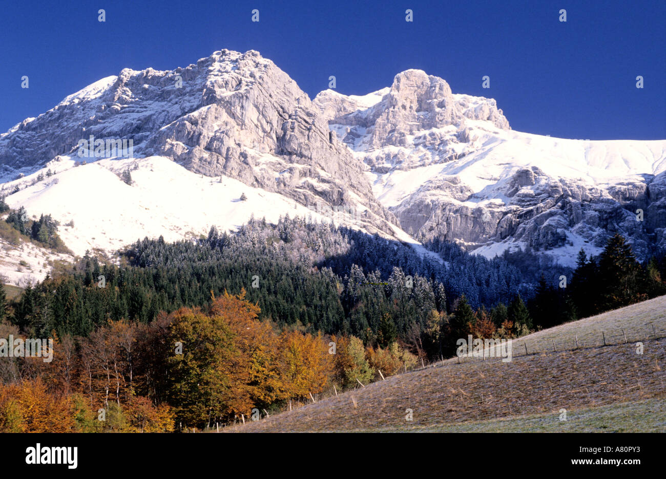 Frankreich, Haute Savoie, La gelohnt in der Nähe von Annecy Stockfoto