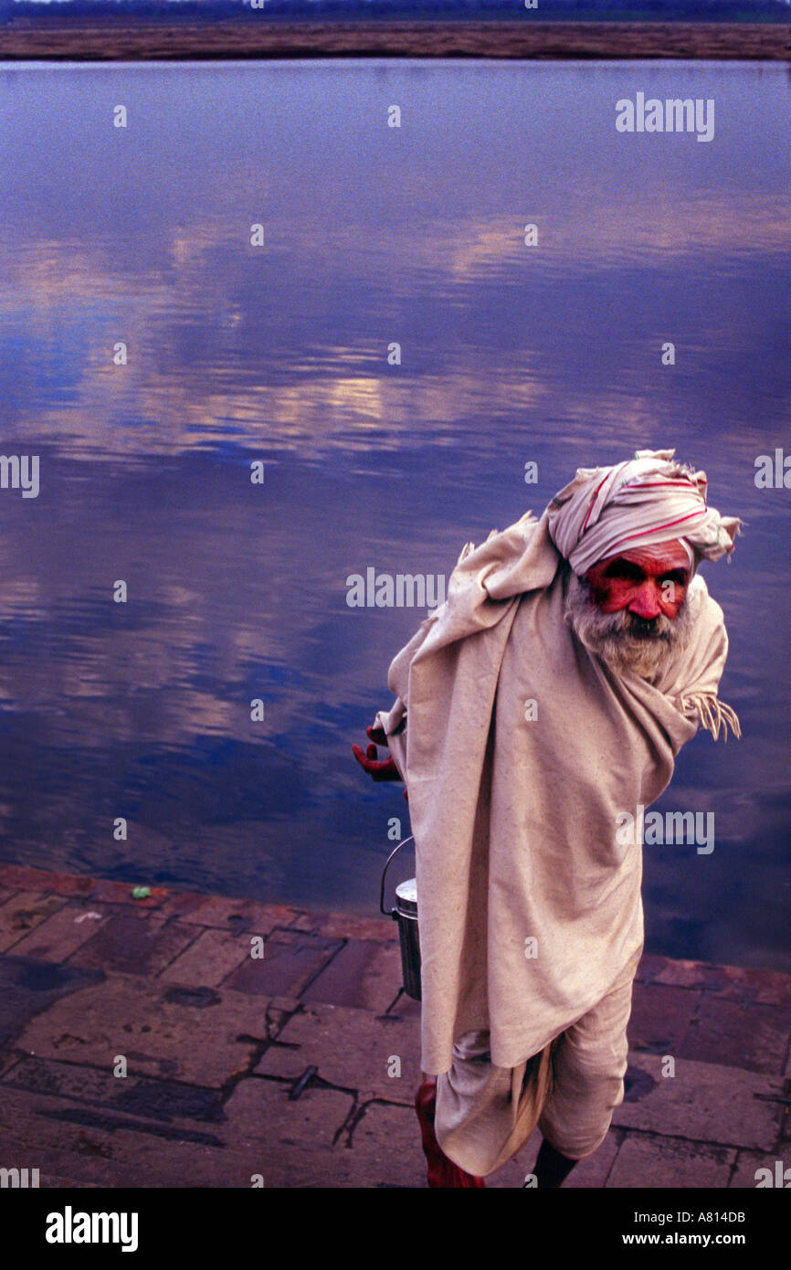 Ältere Männchen am Ganges Stockfoto
