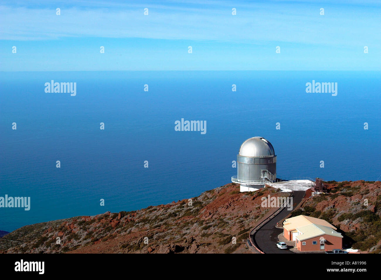Europäischen Observatorium Roque de Los Muchachos Spanien Stockfoto