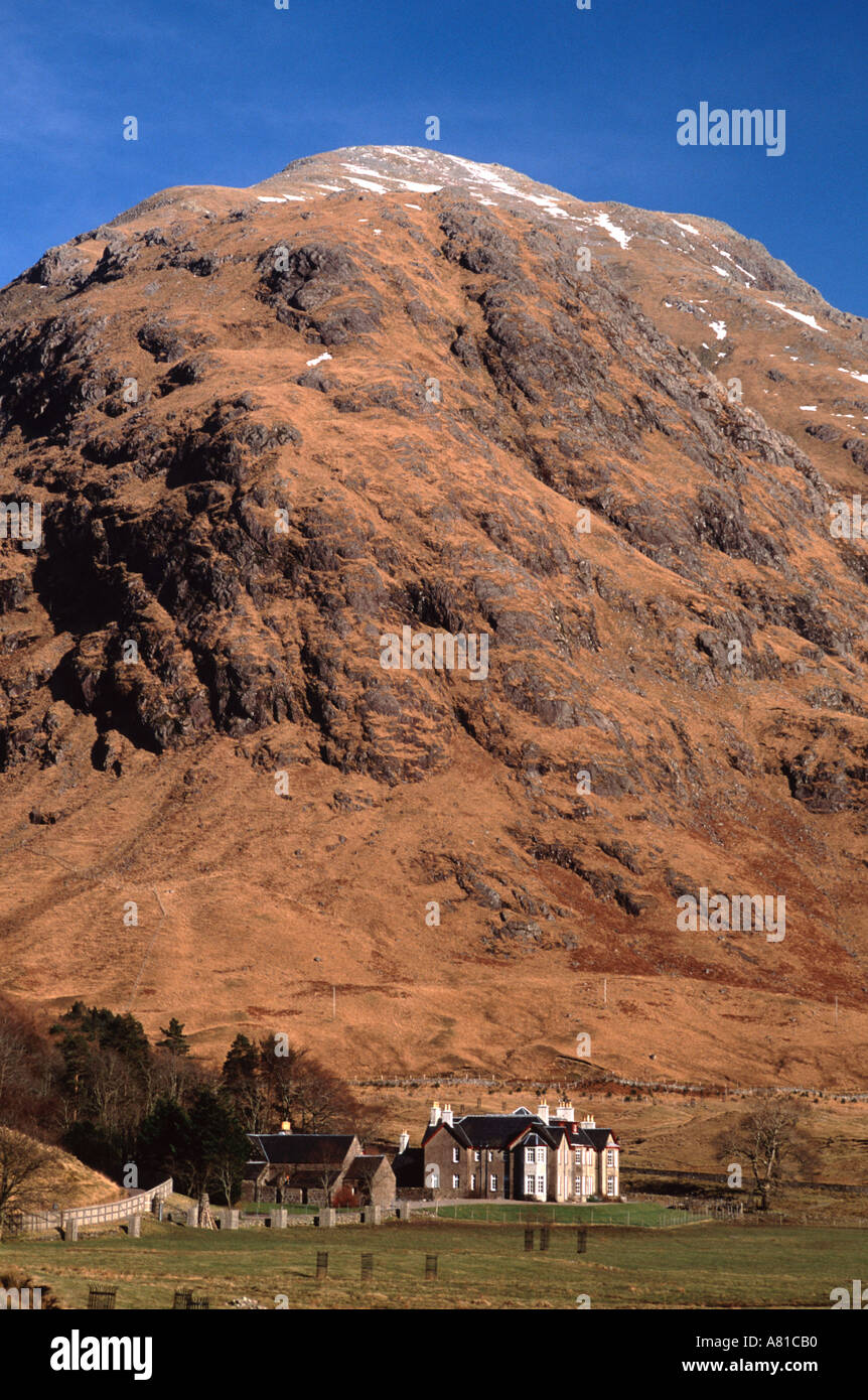 Dalness Glen Etive Schottland Stockfoto
