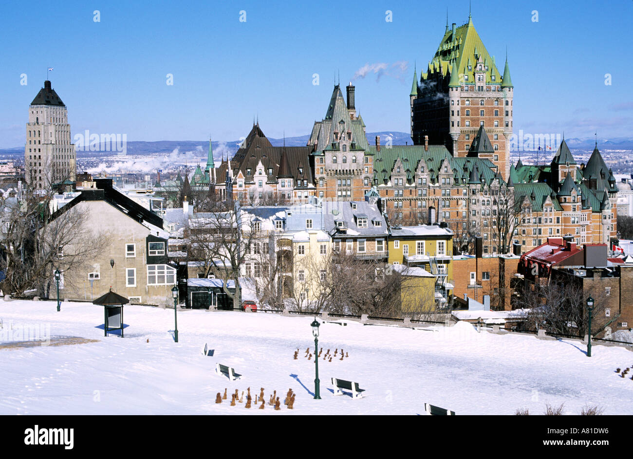 Kanada, Québec, Québec (Stadt), Altstadt von Ebenen von Abraham Stockfoto